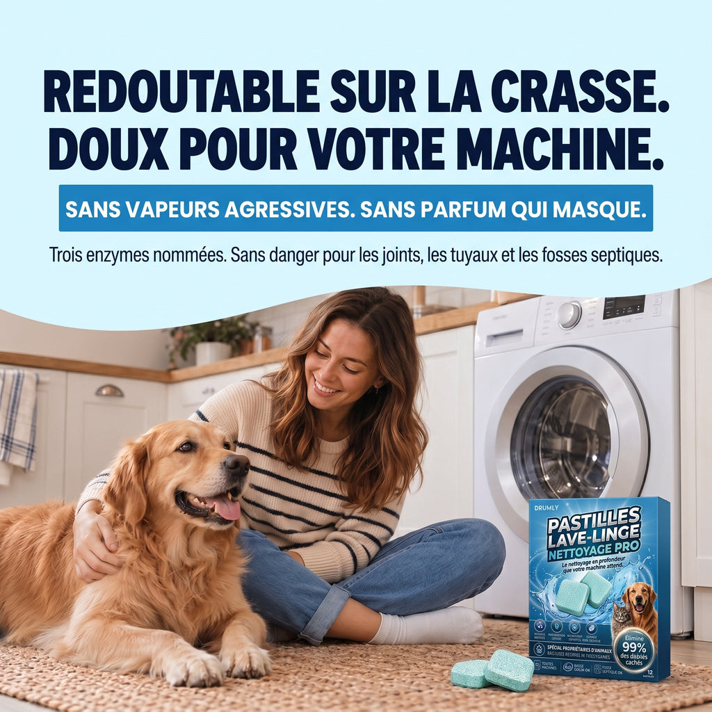 Pastilles lave-linge Drumly