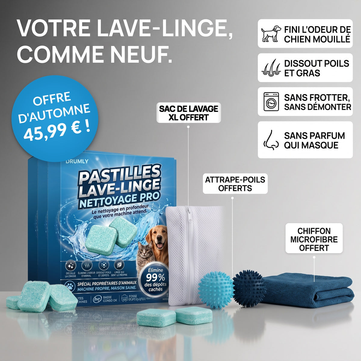 Offre d'automne : 2 boîtes achetées, la 3e offerte + cadeaux